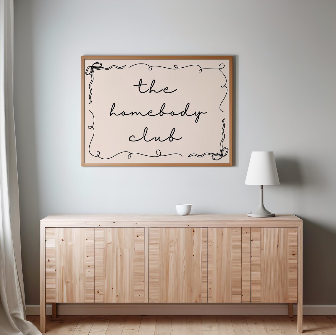 The Homebody Club, Trendy Poster Print - Image 3