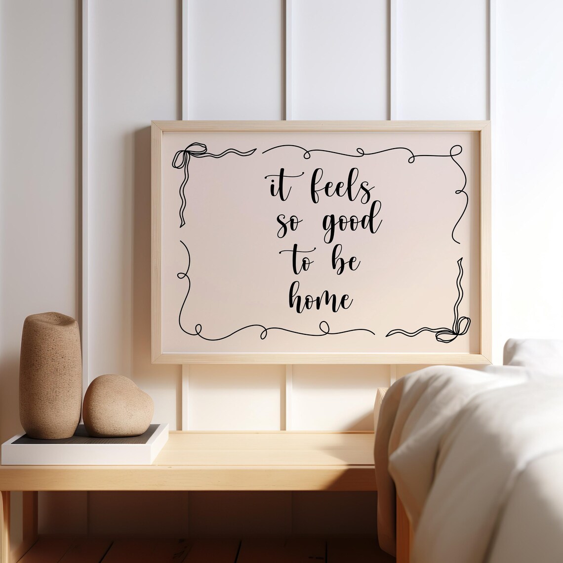 It Feels So Good To Be Home, Affirmation Art Print - Image 2