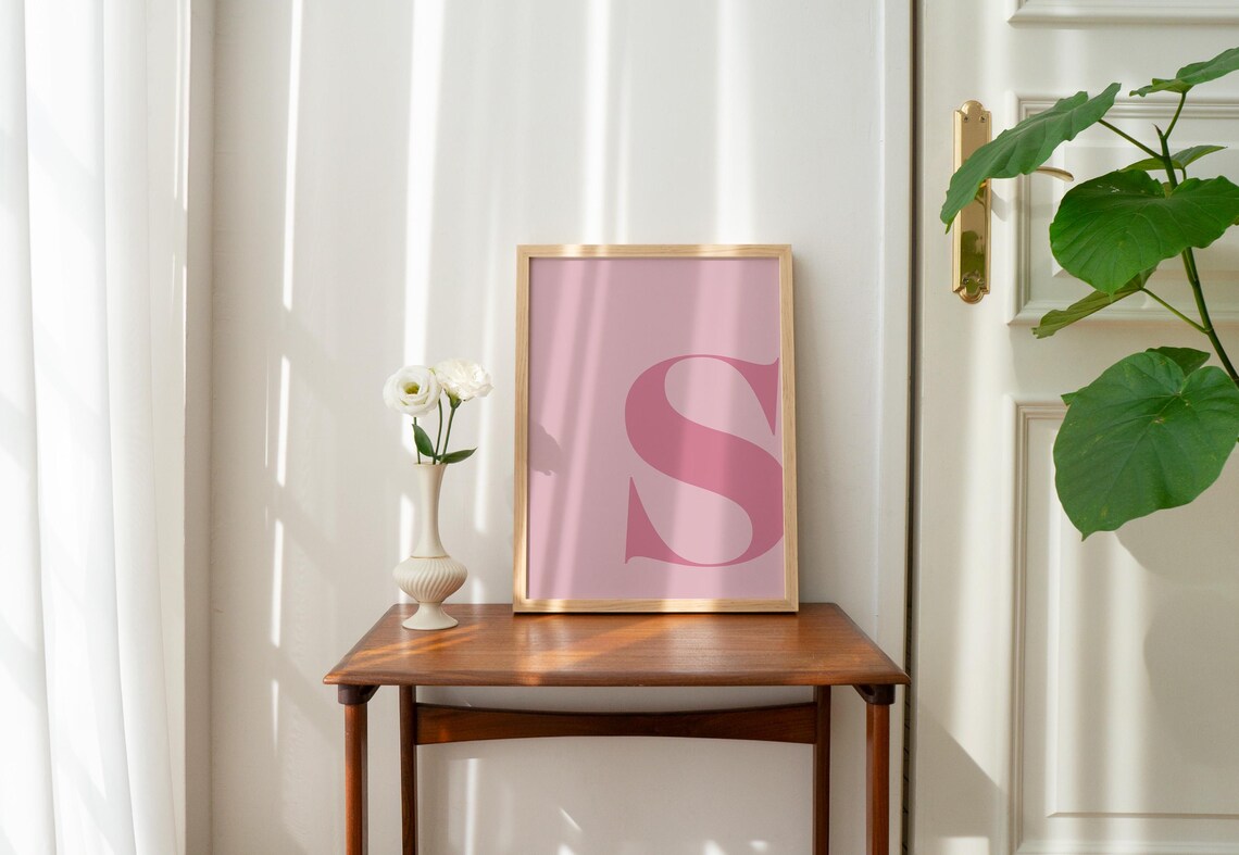 Letter S Alphabet Art, Nursery Wall Decor - Image 3