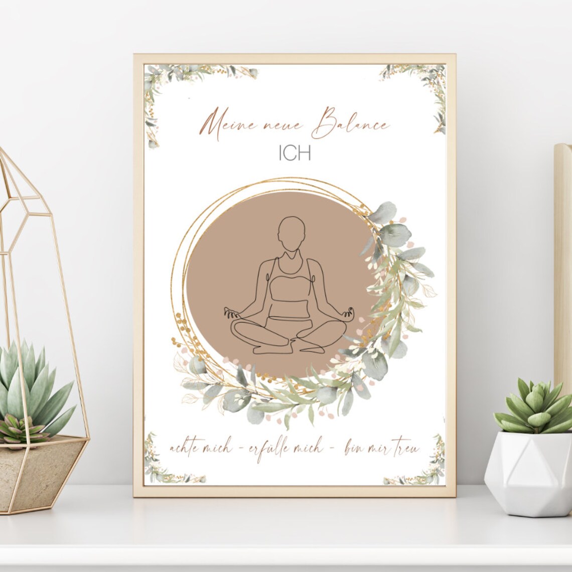 Mindfulness Self Love Positive Affirmation Poster