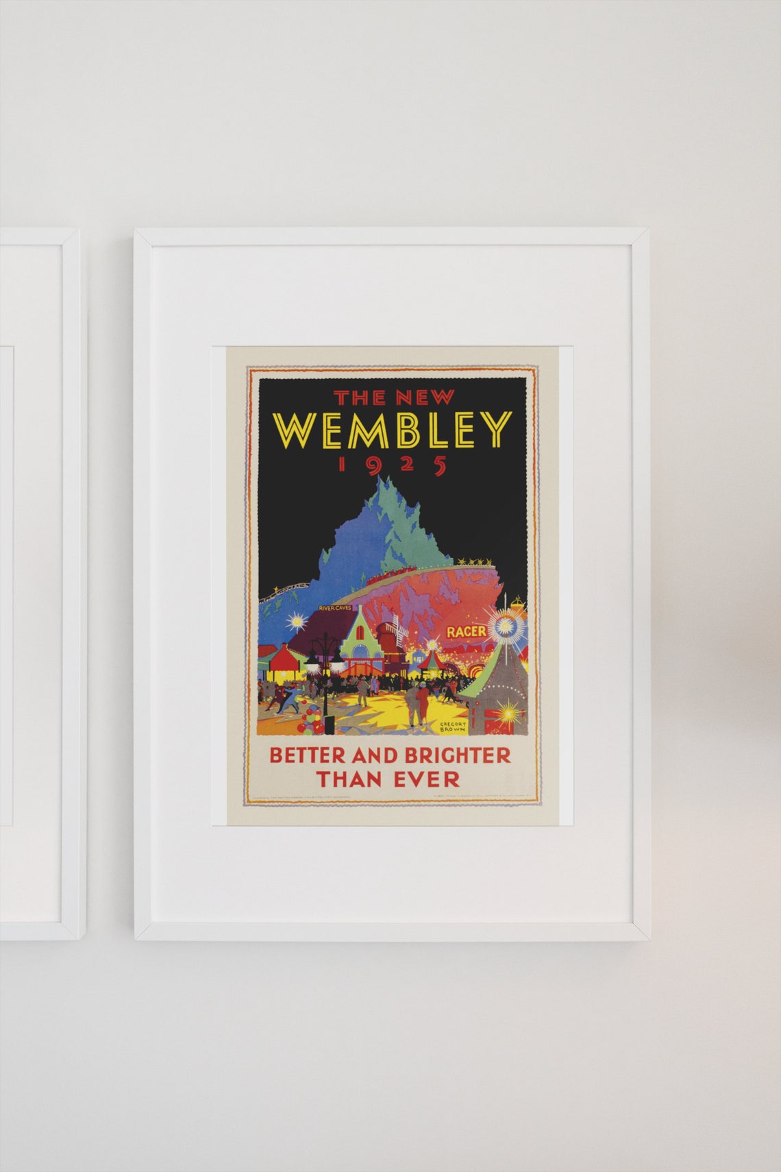 The New Wembley 1925 London British Empire Exhibition Poster - Image 3
