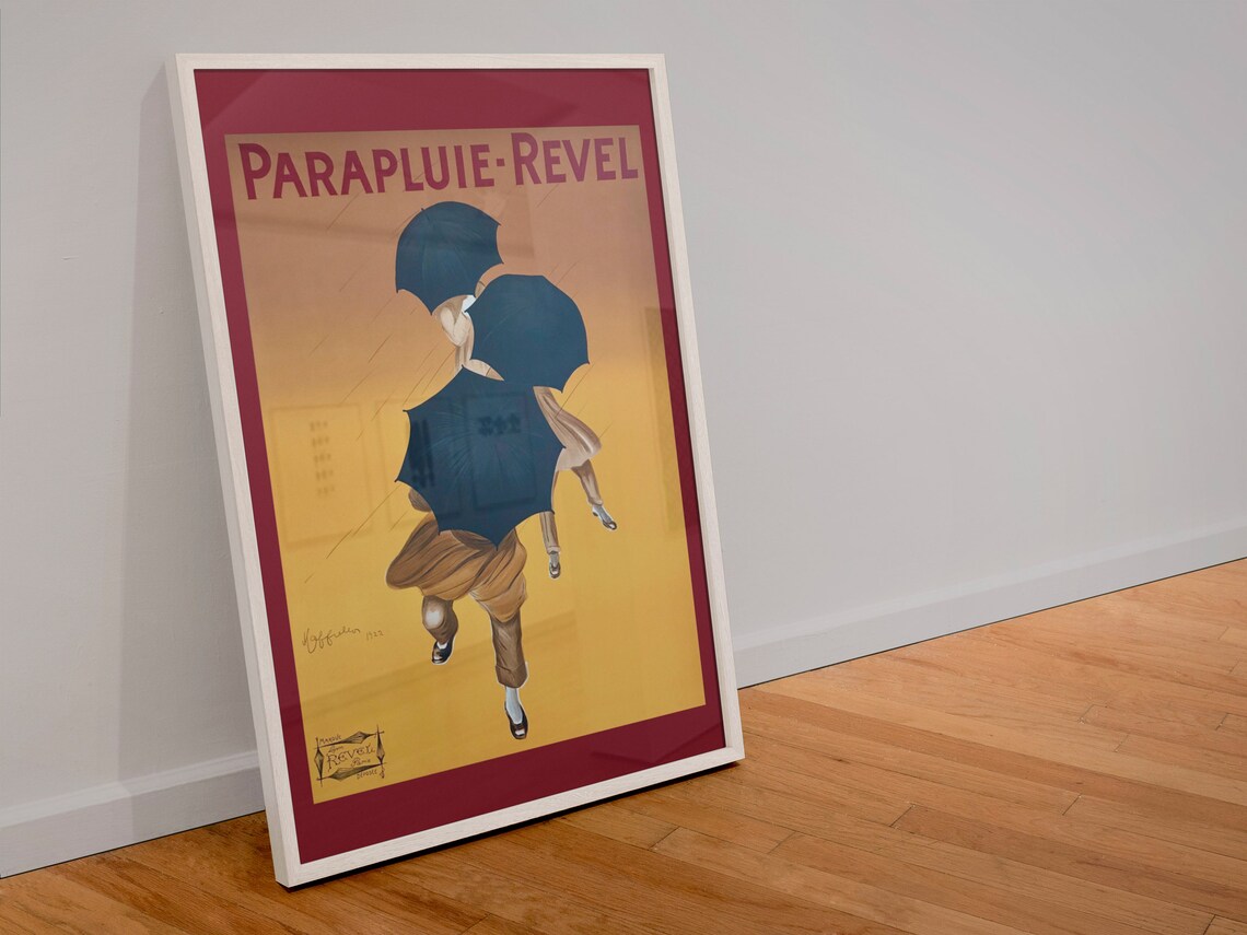Cappiello Parapluie Revel Umbrella 1922 French Advertising Poster - Image 4