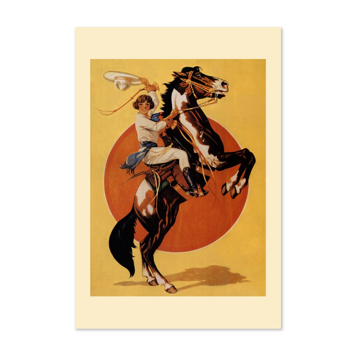 1933 Days Of The Golden West Rodeo Vintage Poster
