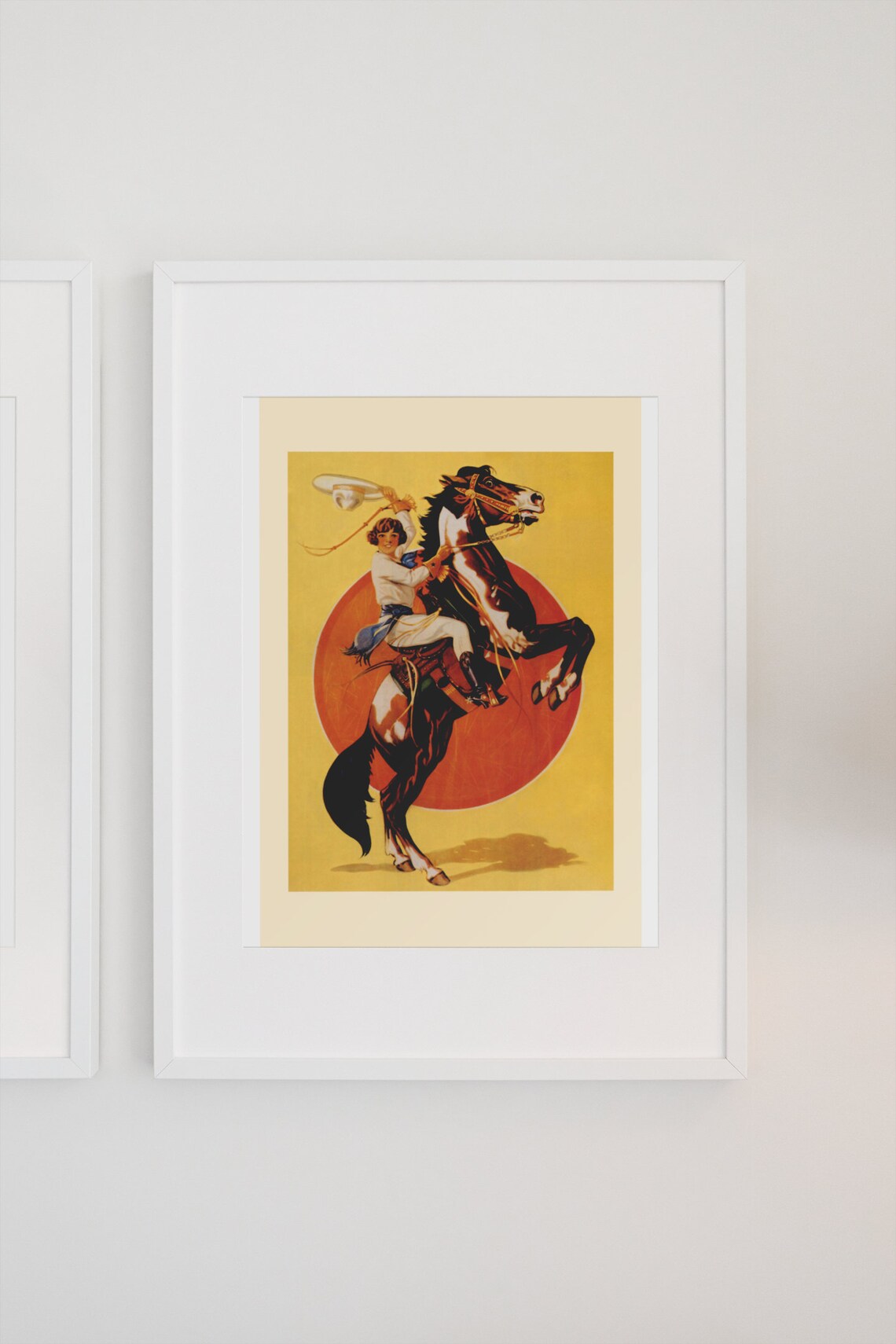 1933 Days Of The Golden West Rodeo Vintage Poster - Image 3