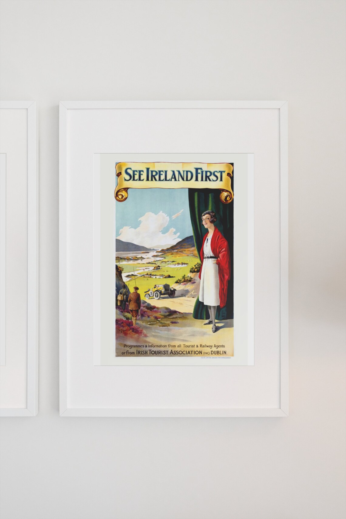 See Ireland First Irish Tourist Association Vintage Travel Poster - Image 3
