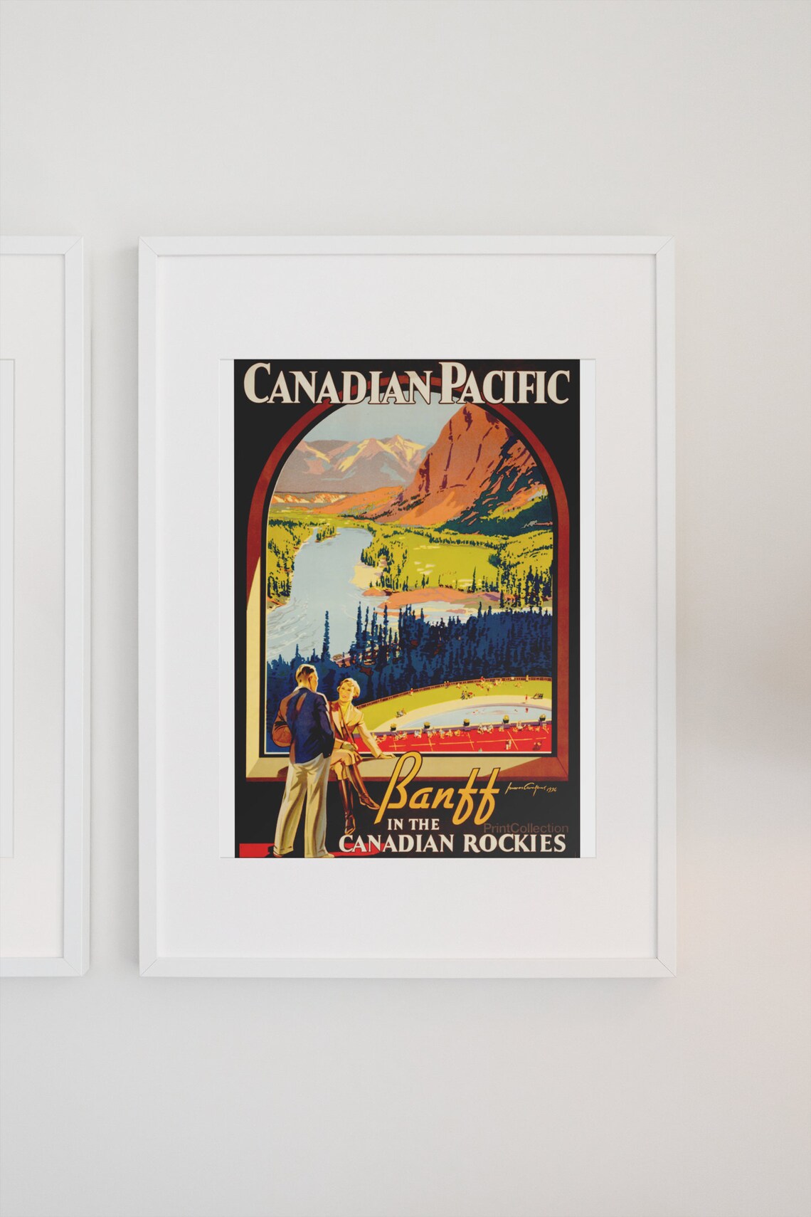 Banff National Park Vintage Travel Poster Art Print - Image 3