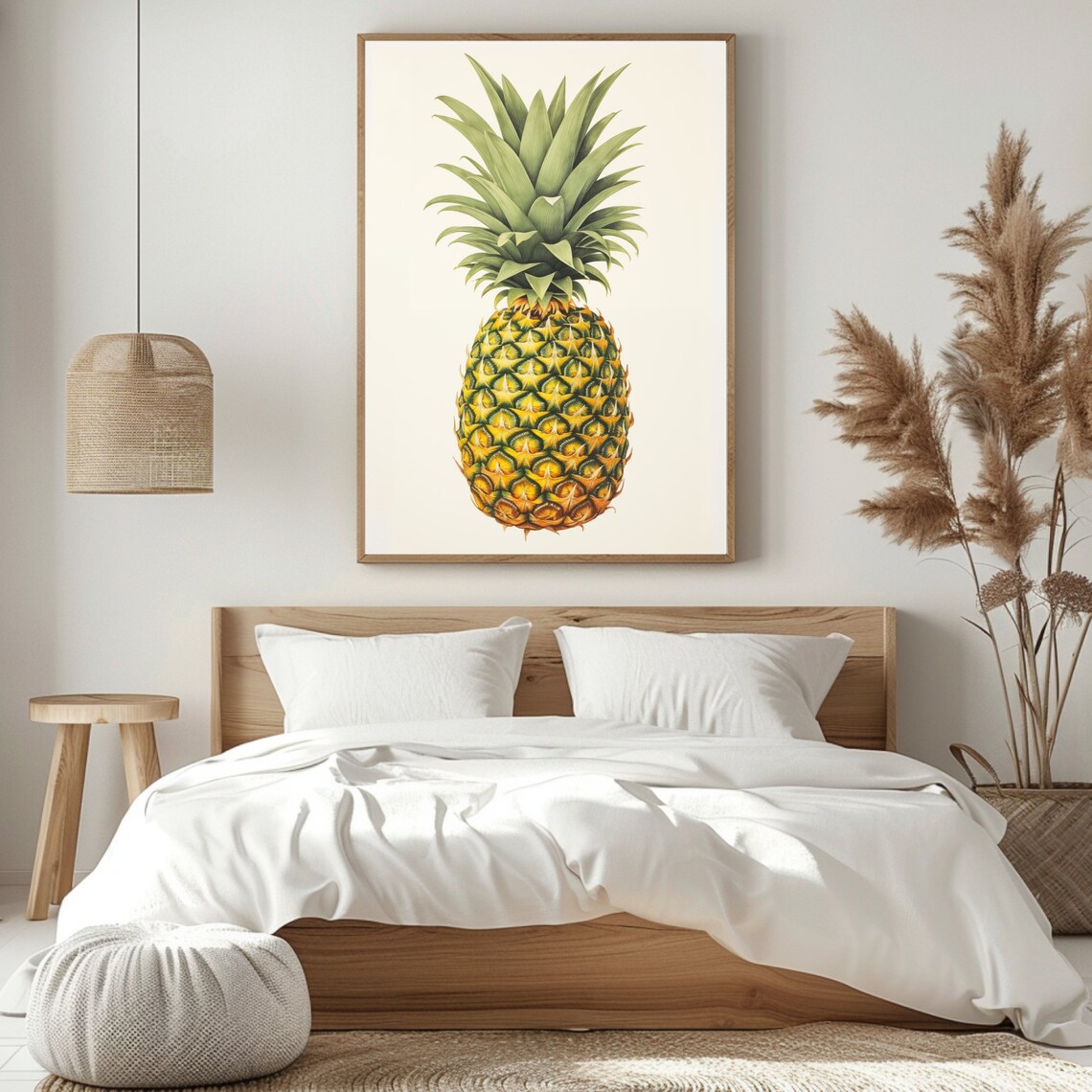 Vintage Pineapple Poster, Retro Tropical Kitchen Art - Image 3