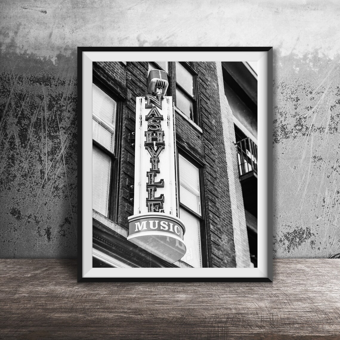 Nashville Music City Neon Sign Photography Art Print - Image 2