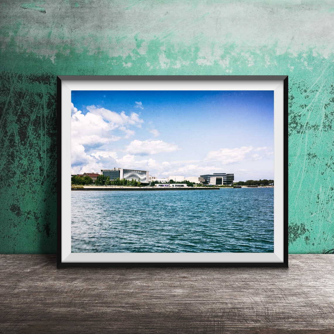 Northwestern University Campus Modern Building On Lake Michigan Poster