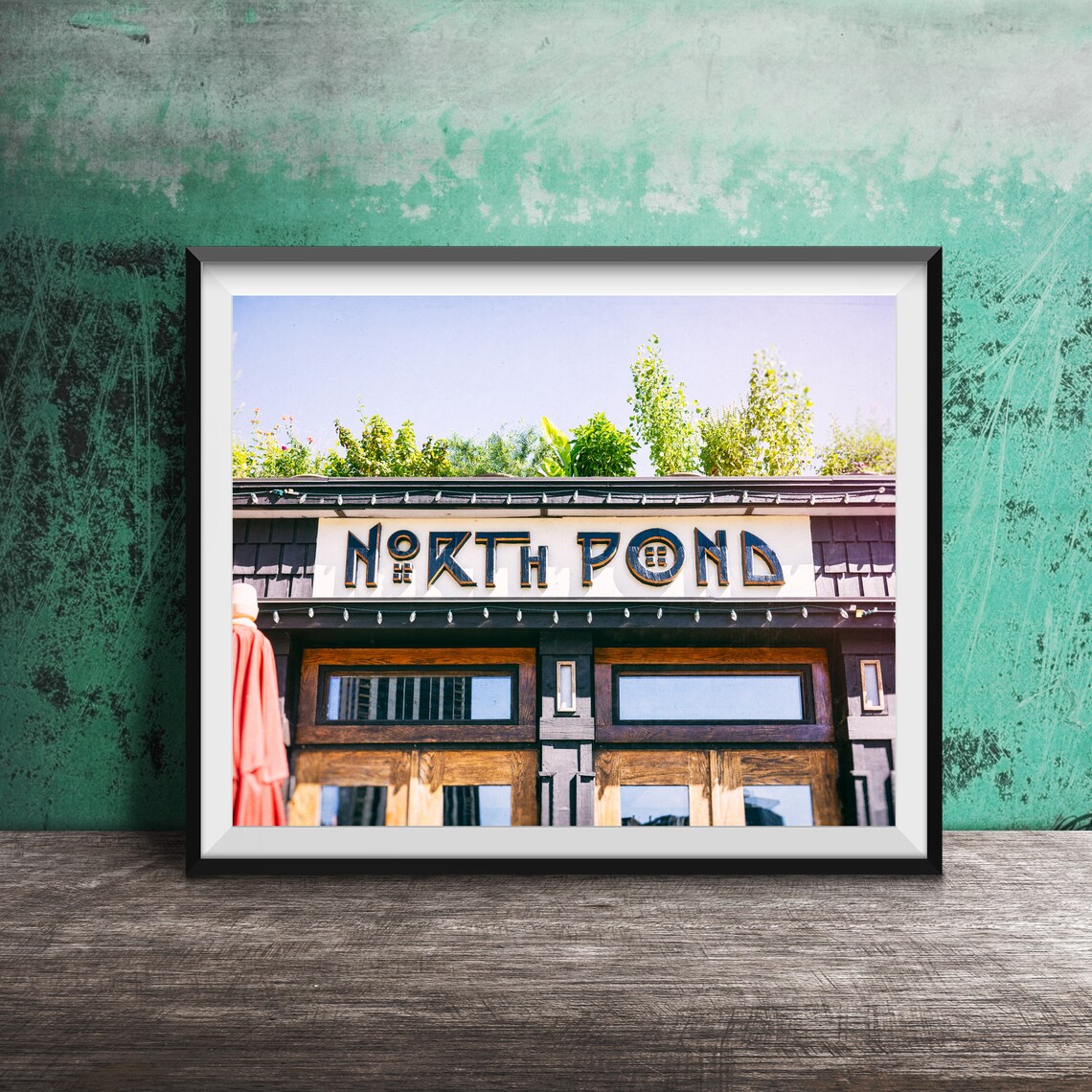 North Pond Restaurant Sign Lincoln Park Chicago Photography Poster