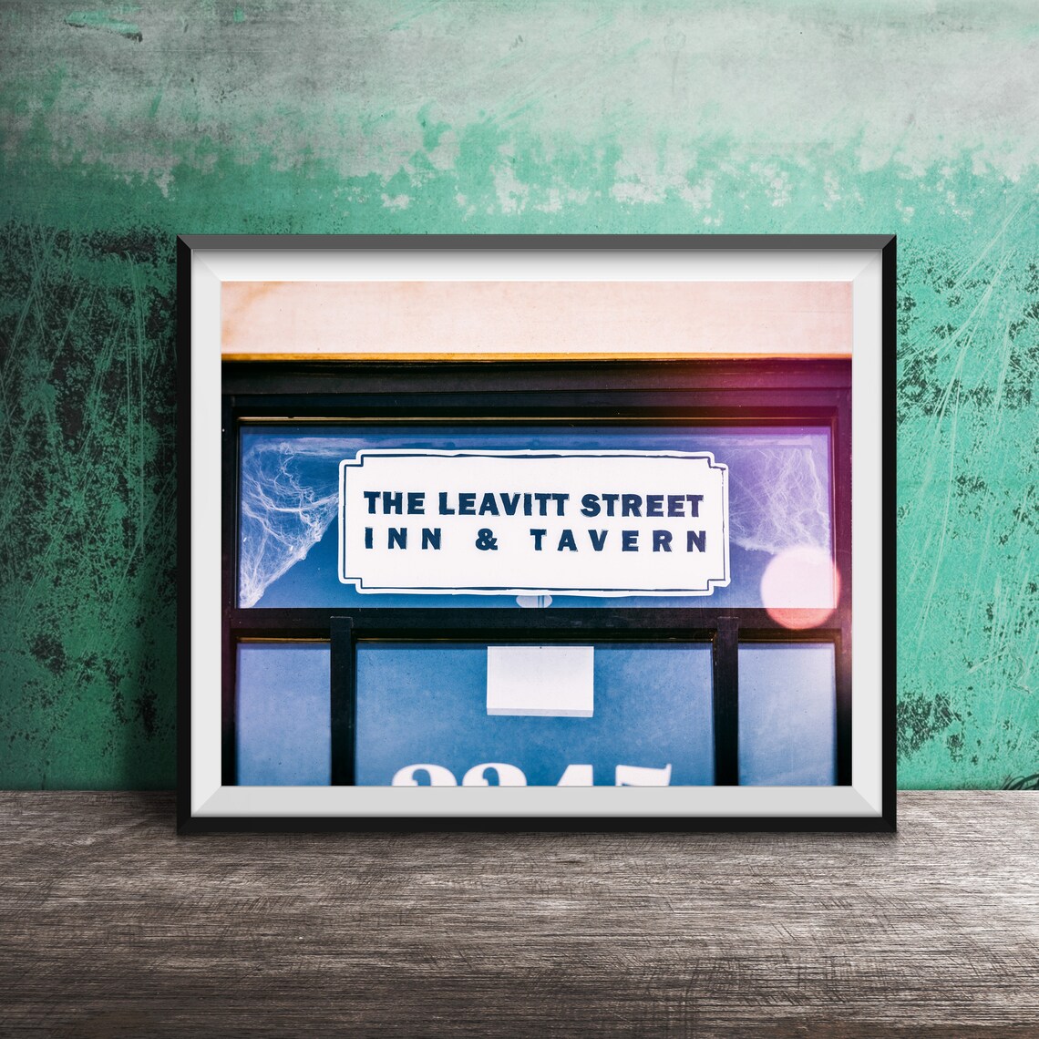 The Leavitt Street Inn and Tavern Chicago Window Sign Poster