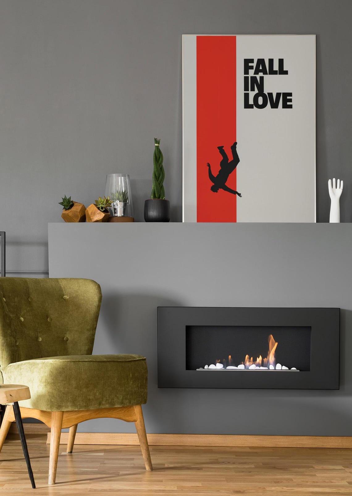 Minimalist Love Quote, Bold Romantic Statement - Image 3