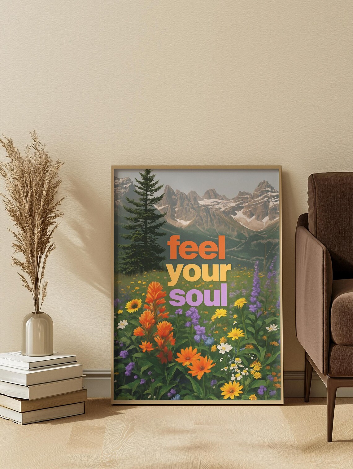 Feel Your Soul, Inspirational Quote Wall Art - Image 2