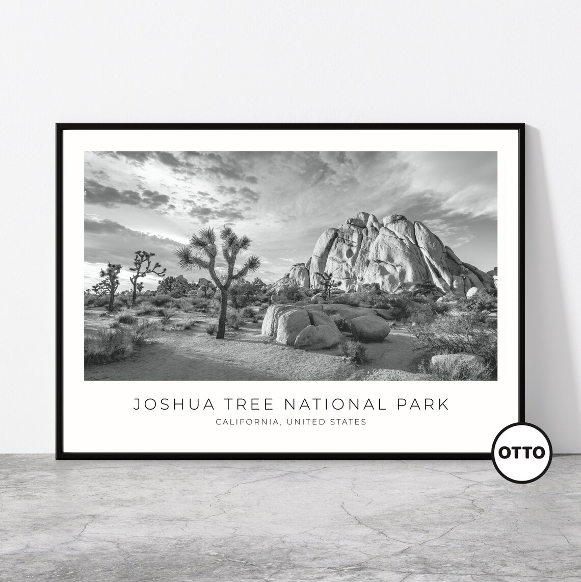 Joshua Tree National Park Travel Poster, California