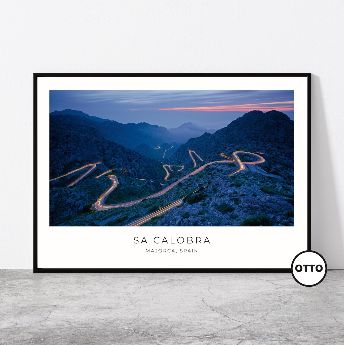 Sa Calobra Home Decor Landscape Poster