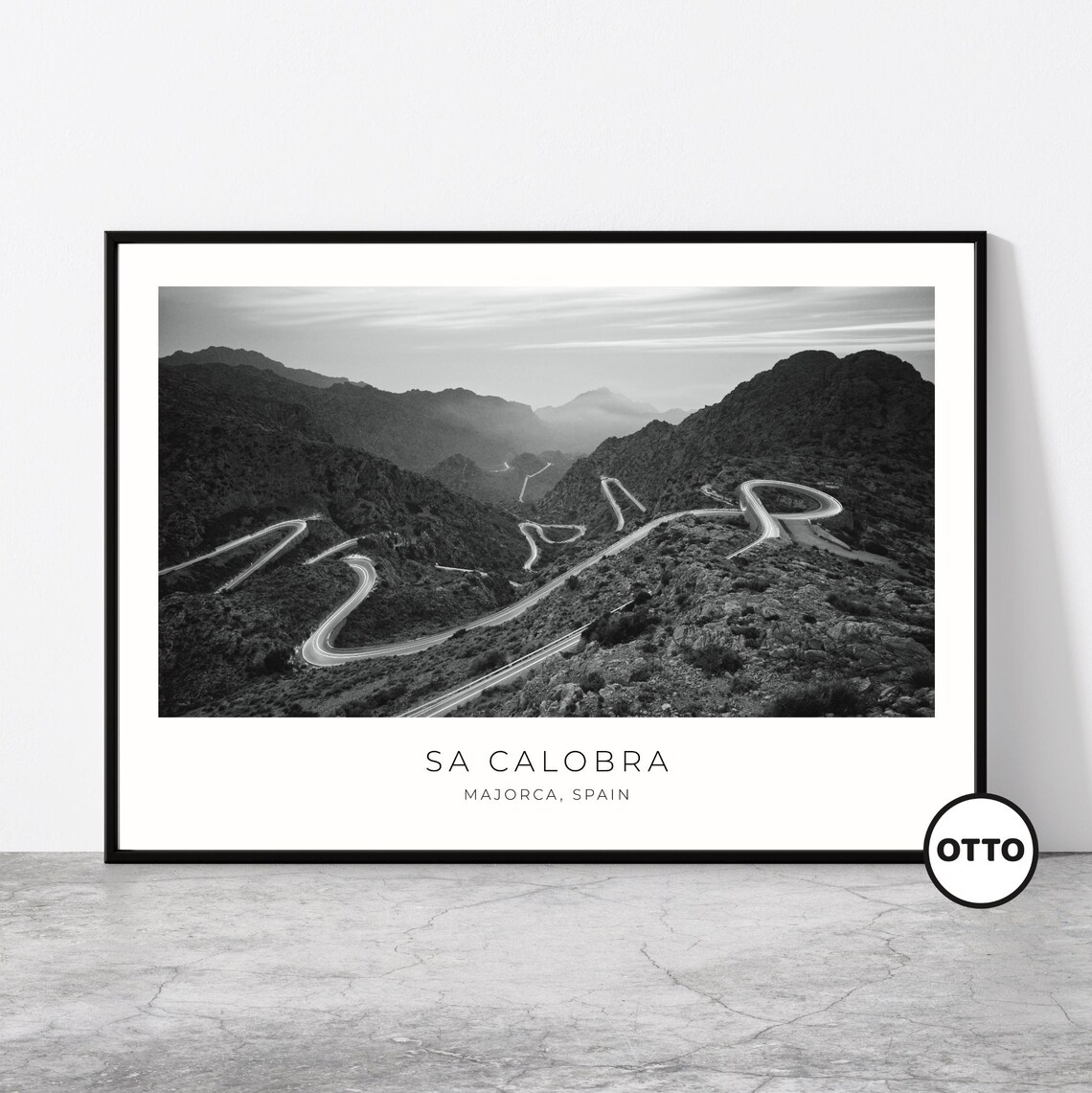 Sa Calobra, Majorca Travel Poster, Balearic Islands