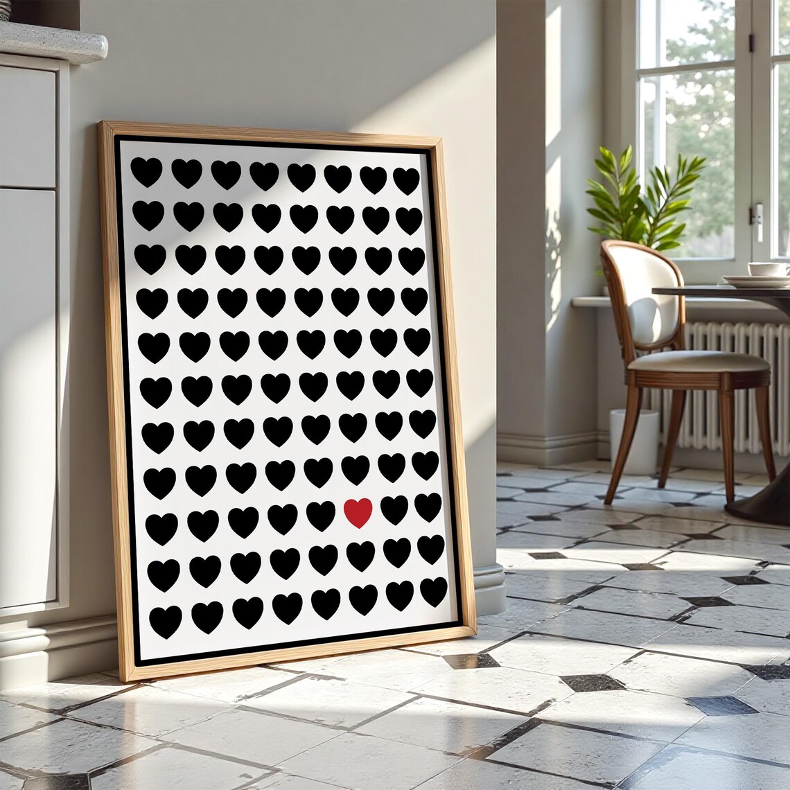 Valentine's Day Love Theme Art Print, Home Decor - Image 2