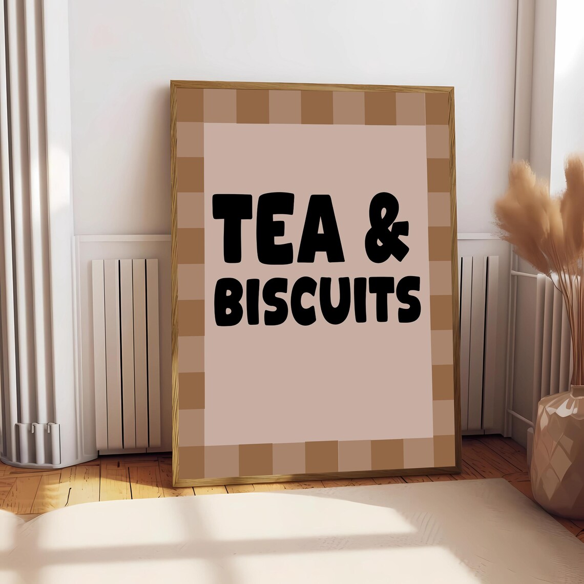 Tea And Biscuits, Cozy Autumn Kitchen Art - Image 2