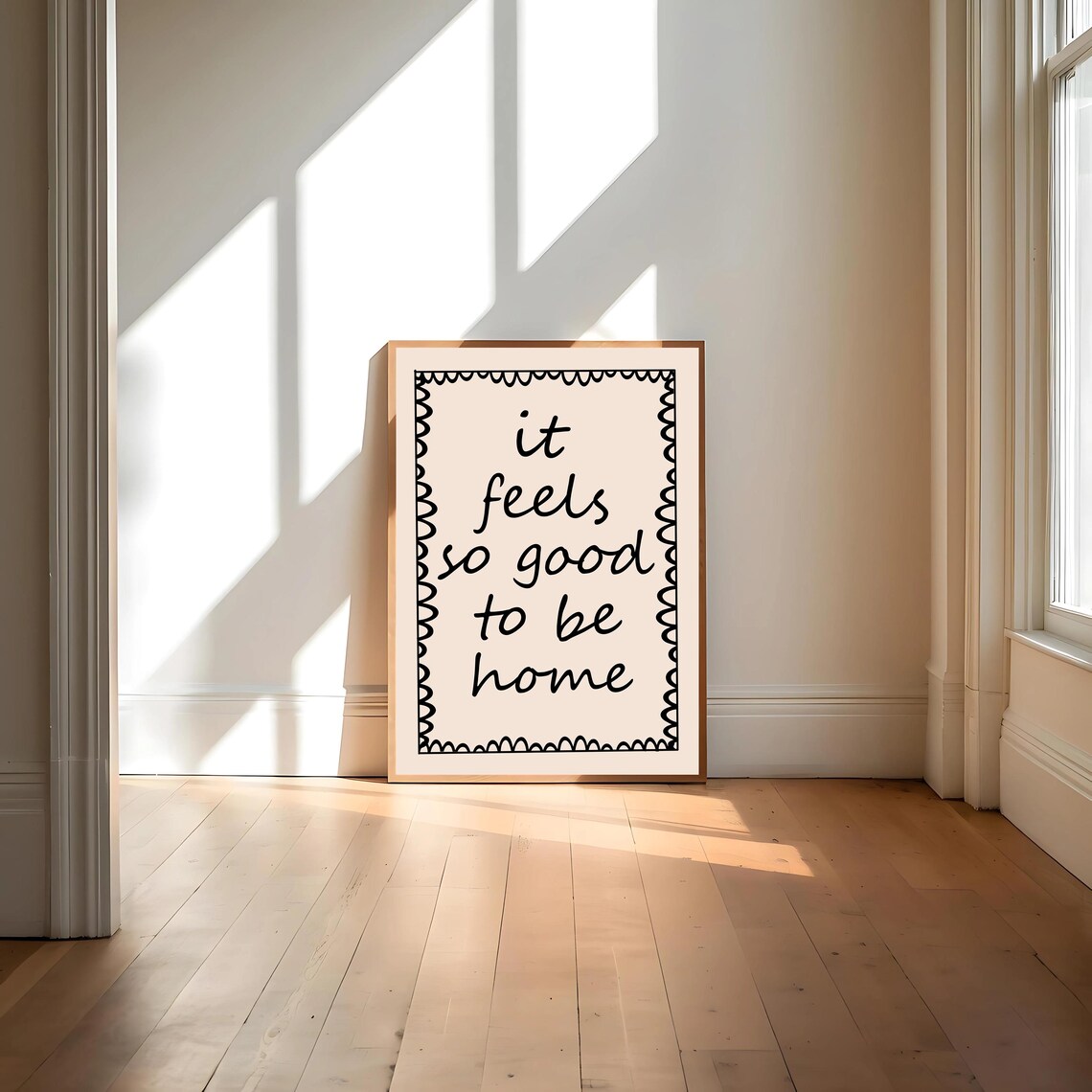 It Feels So Good To Be Home, Daily Reminder Print - Image 4