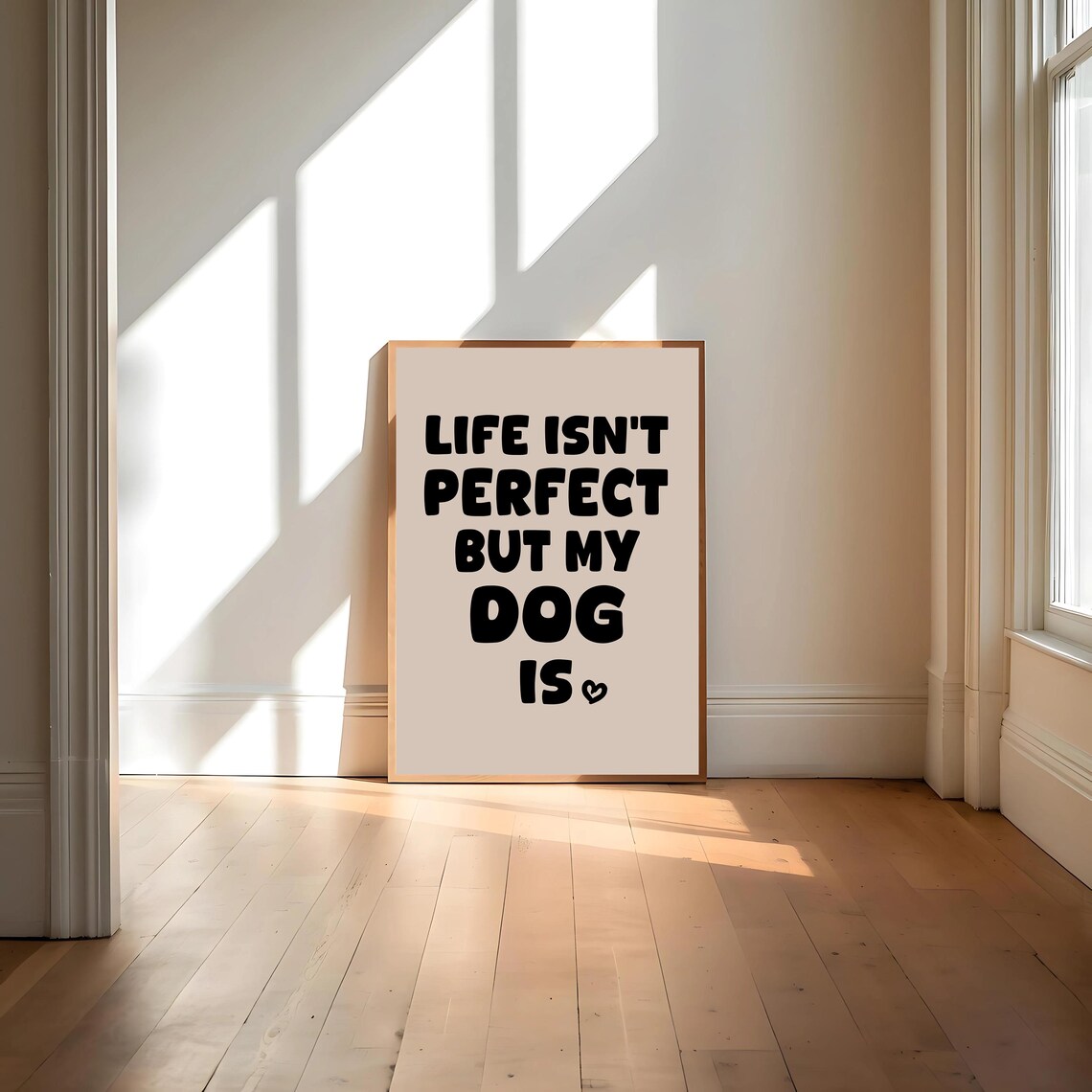 Dog Lover Art Print, Funny Apartment Decor - Image 4