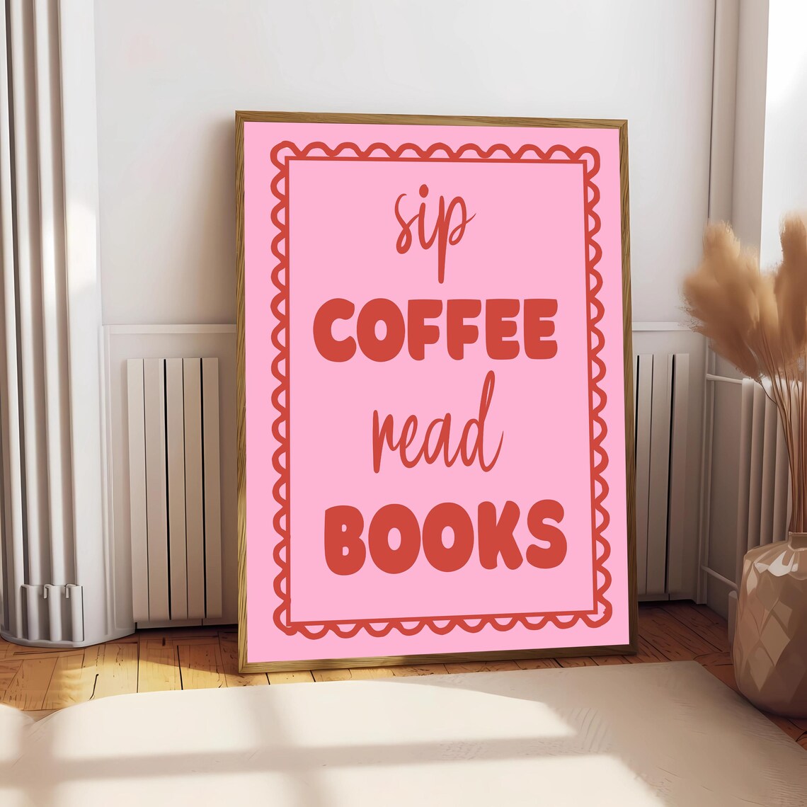 Sip Coffee Read Books, Retro Reader Gift - Image 2