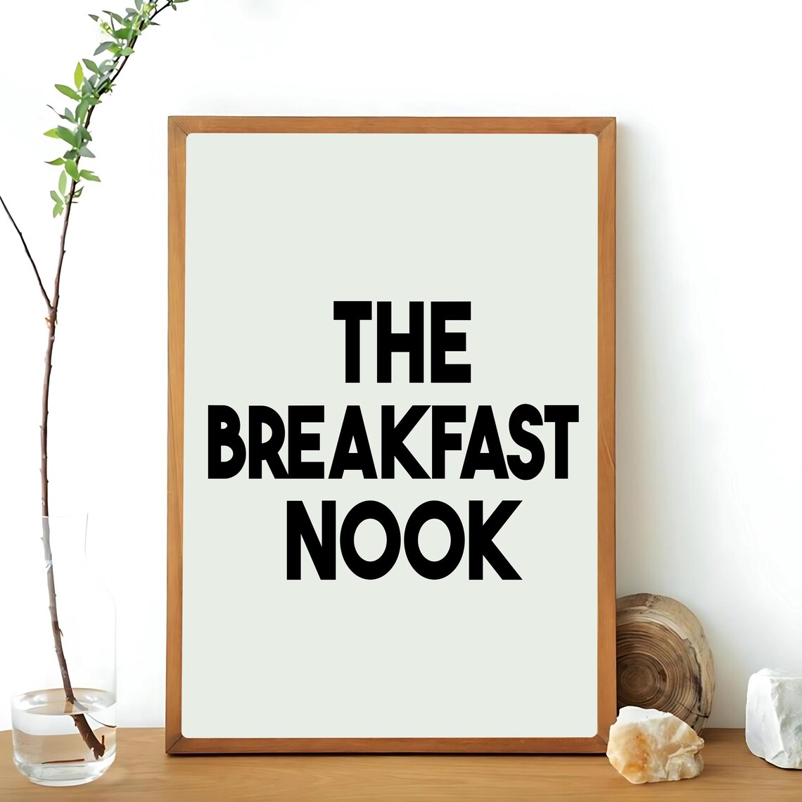 The Breakfast Nook Retro Neutral Kitchen Decor Poster - Image 3