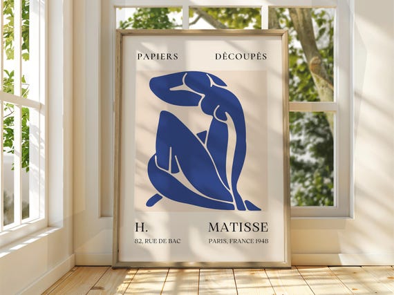 Henri Matisse Poster Exhibition Gallery Print Classic Art Fauvism Painting