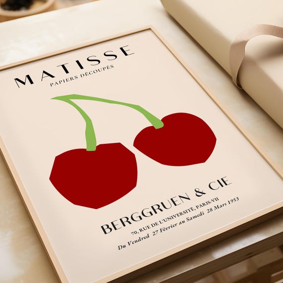 Henri Matisse Poster Exhibition Gallery Print Classic Art Fauvism Painting