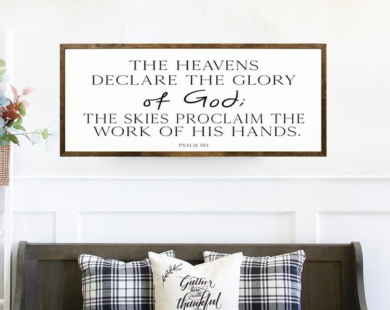 Psalm 191 Farmhouse Scripture Home Decor Art Print