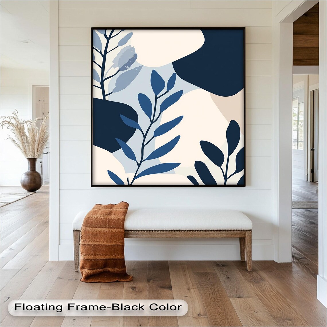 Botanical Minimal Abstract Leaf Art Print - Image 5