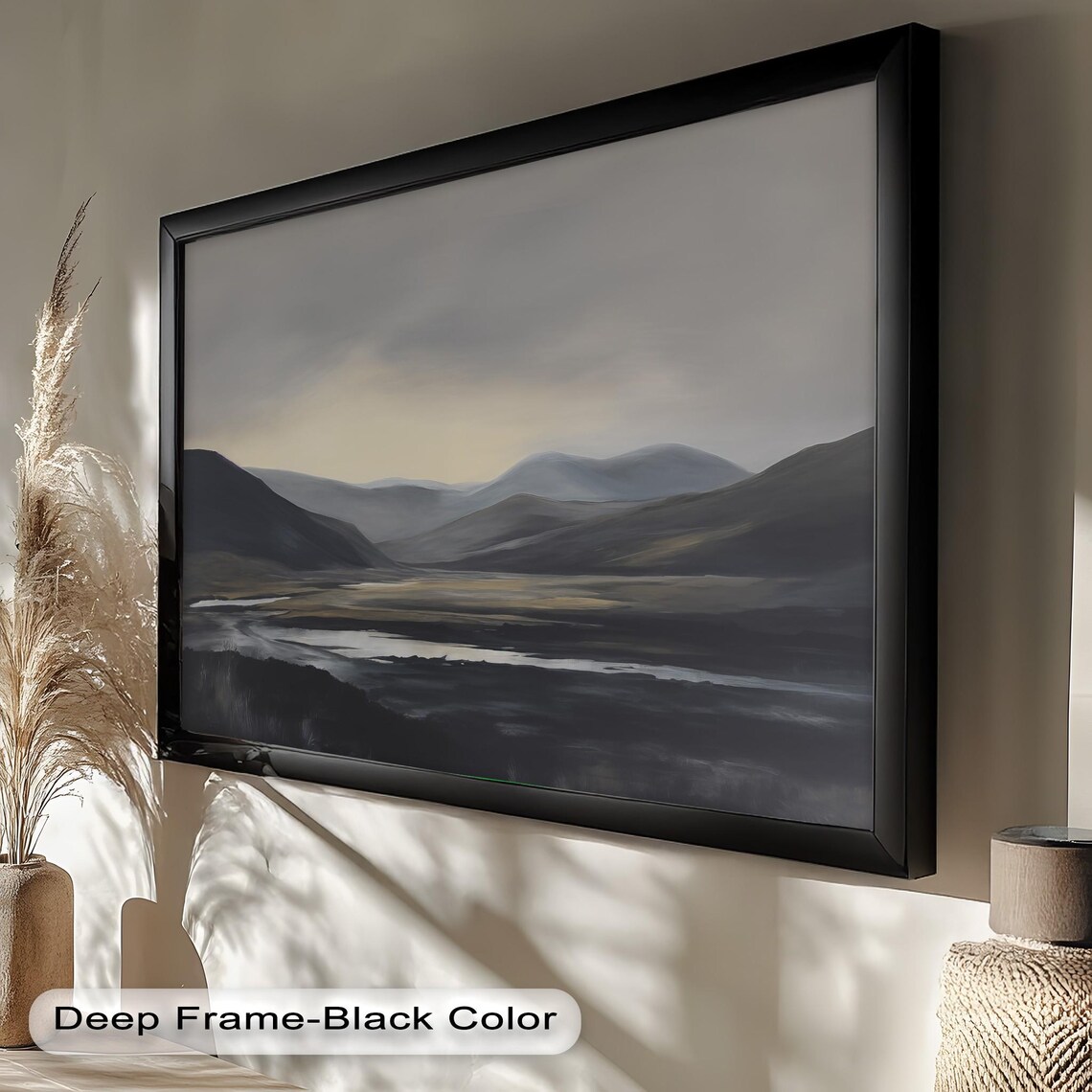 Minimalist Mountain Landscape, Modern Nature Decor - Image 4