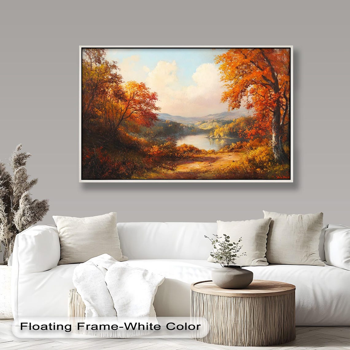 Autumn Valley Landscape, Fall Forest Scene - Image 2