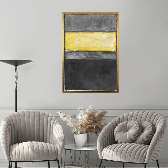 Mark Rothko Print Art Exhibition Modern Wall Decor Rothko Reproduction Poster Abstract Minimalism Painting Abstract Expressionist Print