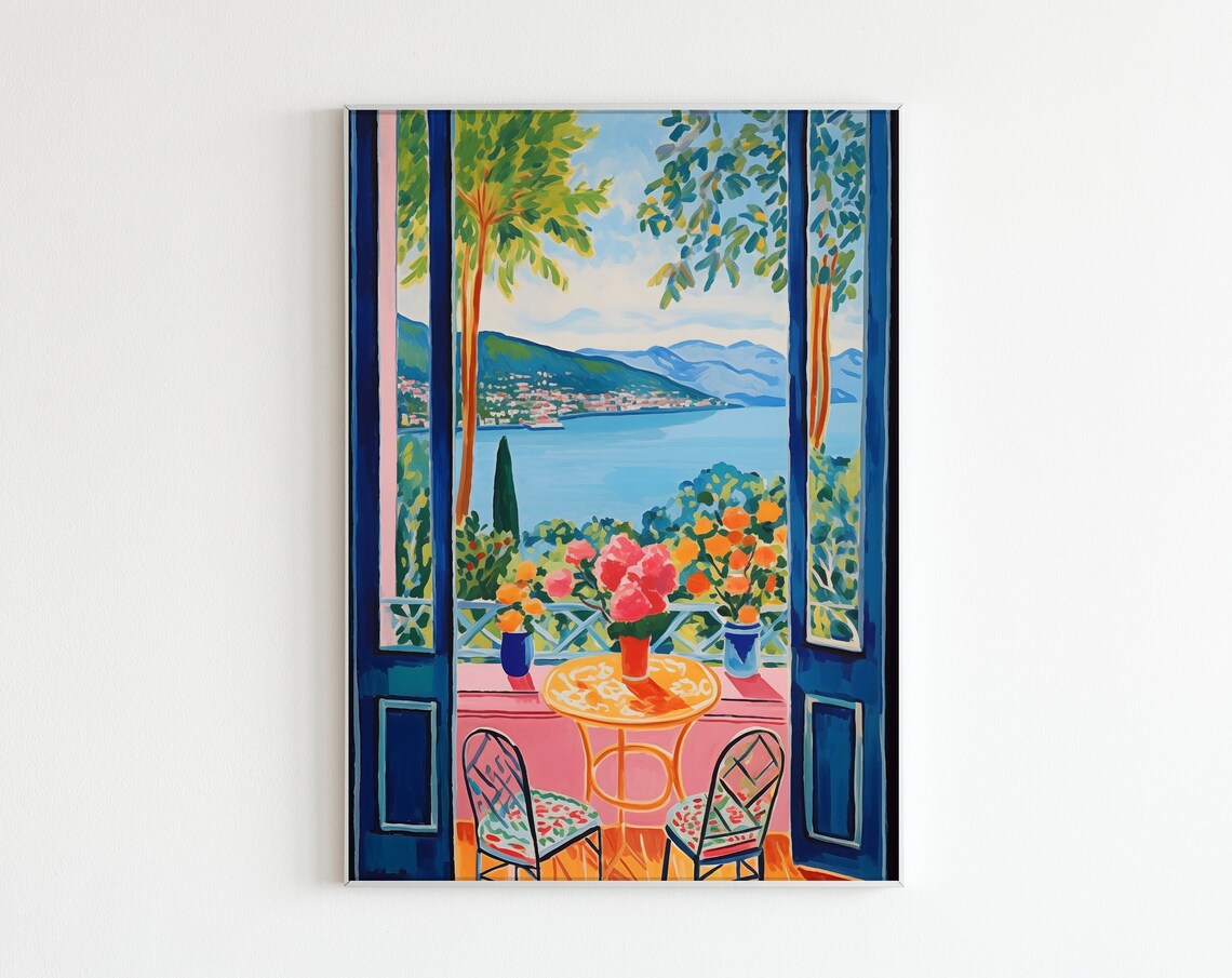 Matisse Open Window Collioure View Art Print