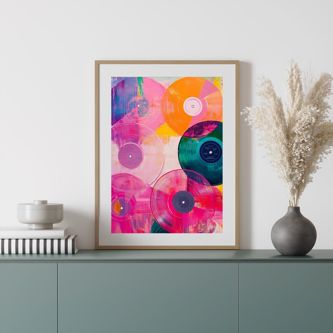 Abstract Record - Retro Pop Music Room Decor - Image 3