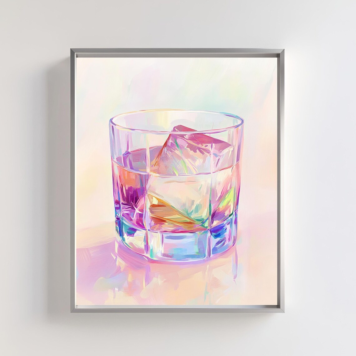 Colorful Cocktail Abstract Drink Illustration Art Print