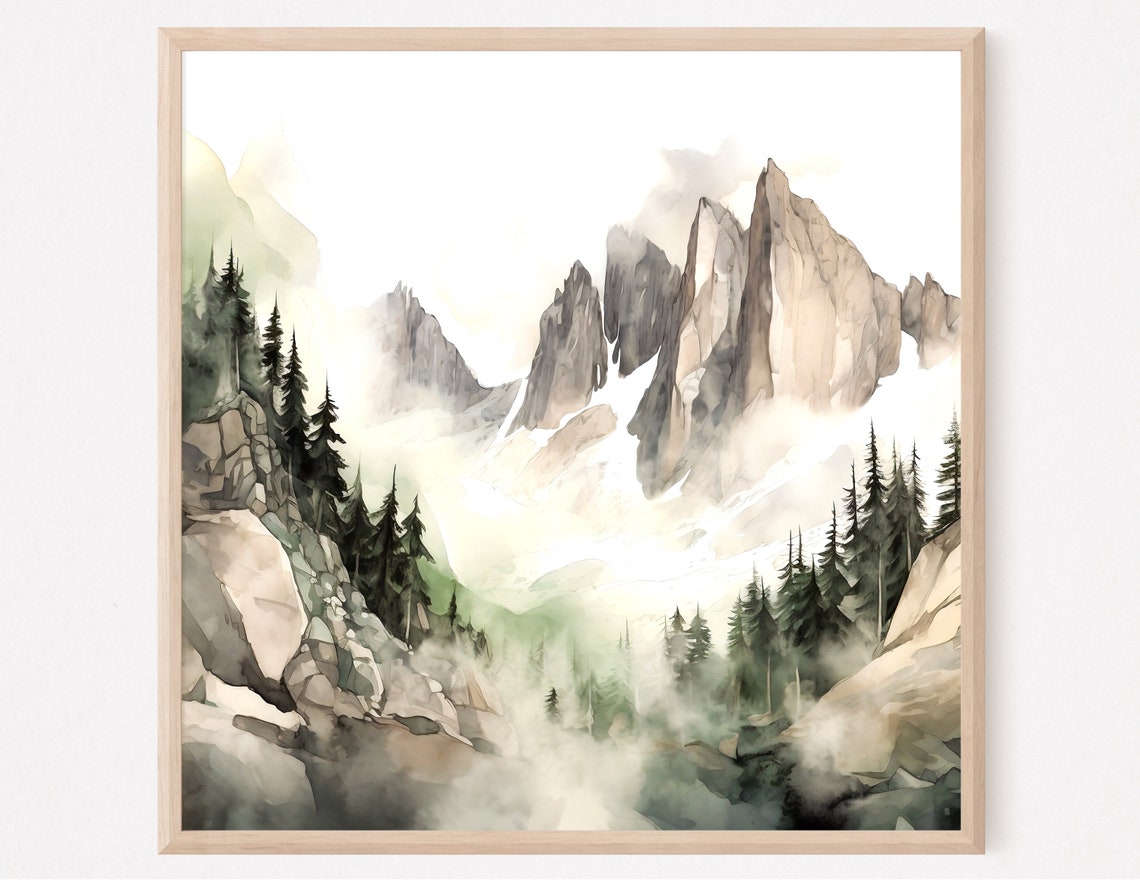Rocky Mountain National Park Print Nature Wall Art Colorado Scenery Decor Home Decor Gift Art - Image 3