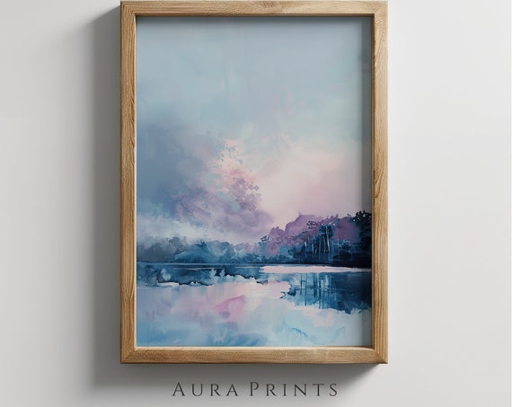 Spring Sunrise Impressionist Landscape Painting Wall Art 0007