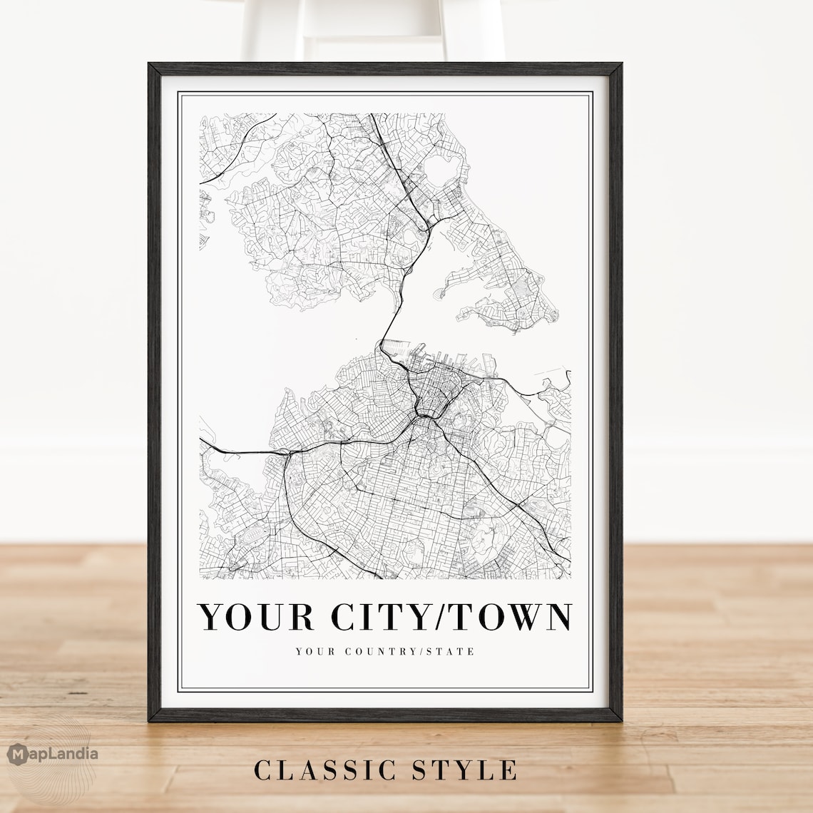 Custom City Map Personalized Map Poster - Image 4