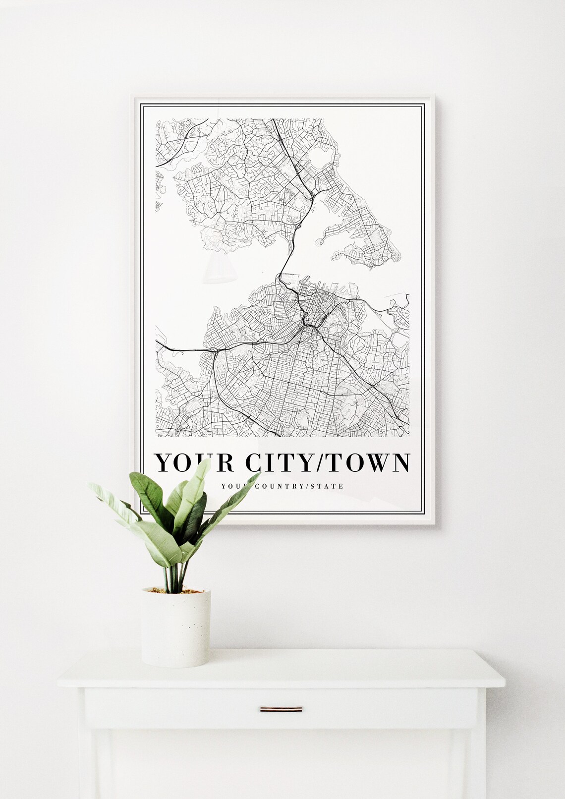 Custom City Map Personalized Map Poster - Image 3