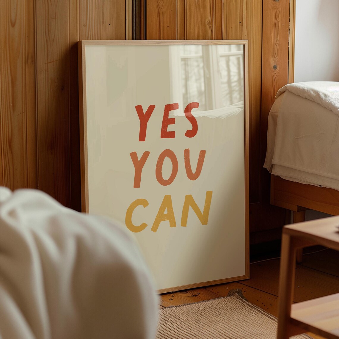 Yes You Can Motivational Poster, Classroom Decor - Image 2