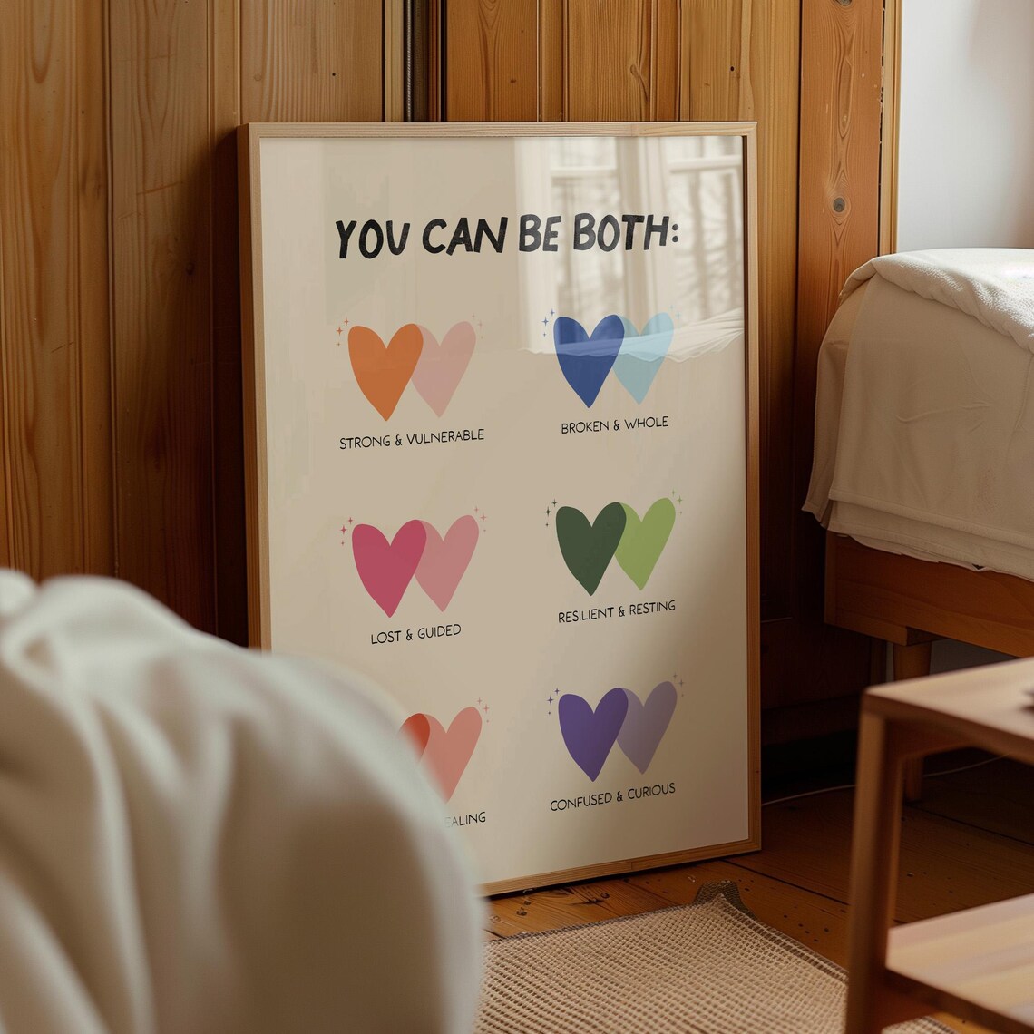 You Can Be Both Therapy Office, Mental Health Poster - Image 2