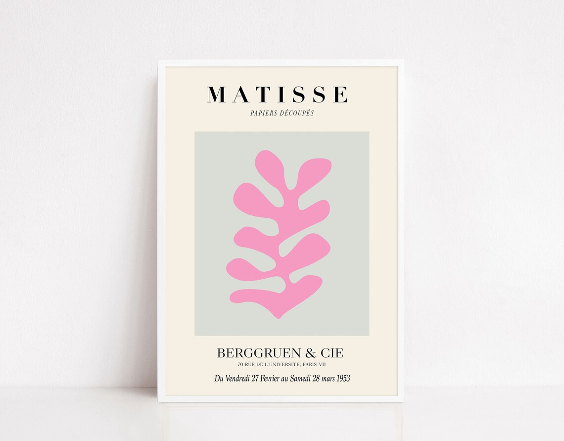 Matisse Cut Outs Exhibition Poster Art Print