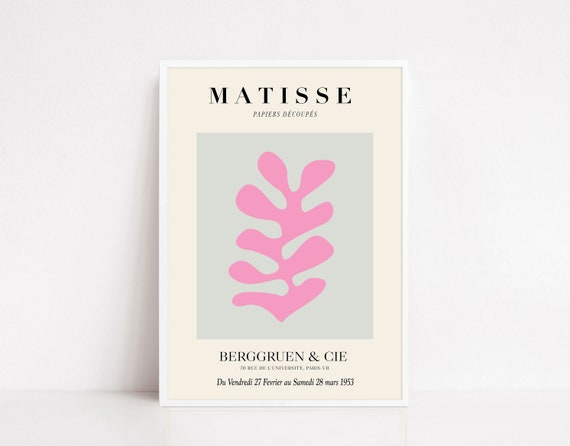 Matisse Cut Outs Exhibition Poster Art Print