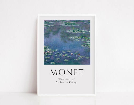 Claude Monet Poster Claude Monet Print Claude Monet Art