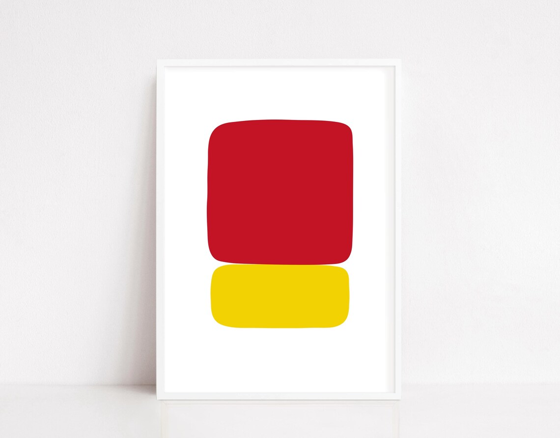 Ellsworth Kelly Poster, Abstract Modern Art Print