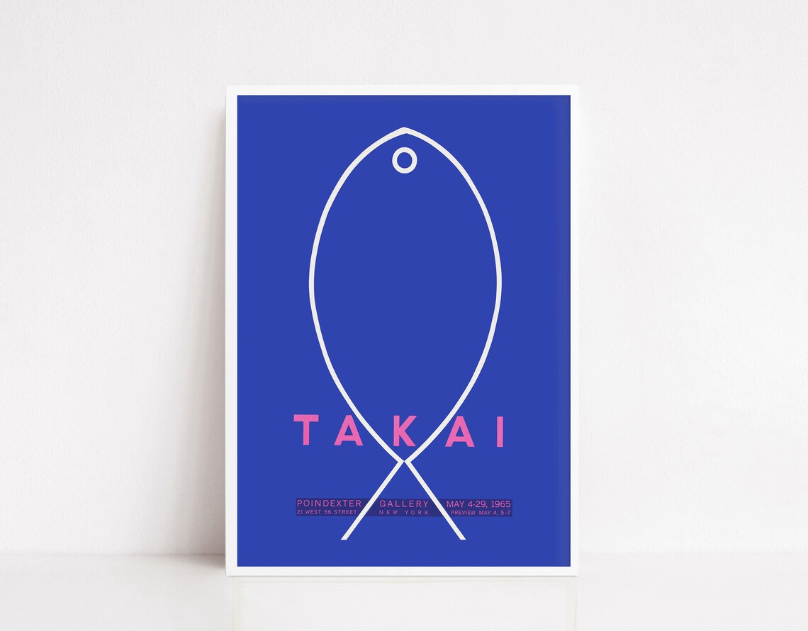 Teiji Takai Vintage Poster, Vintage Art Print
