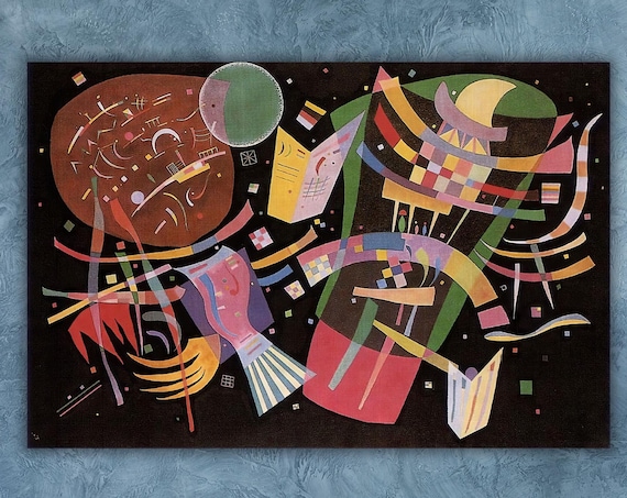 Wassily Kandinsky Composition X 1939 Abstract Colorful Shape Art Poster