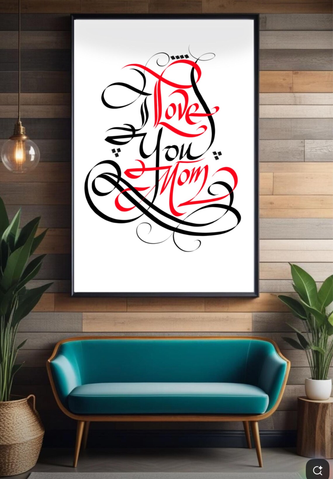 Custom Calligraphy Personalized Gift Wall Decor - Image 2