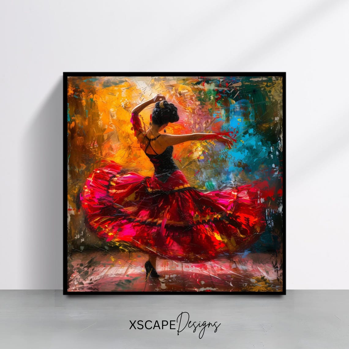 Flamenco Dancer Spanish Dance Art Print